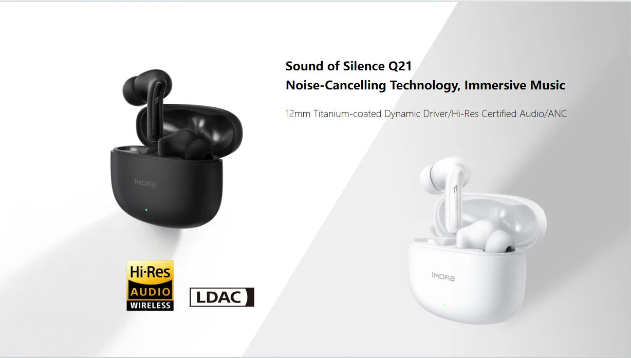 EchoDrop™ – Hi-Res Noise Cancelling Earbuds
