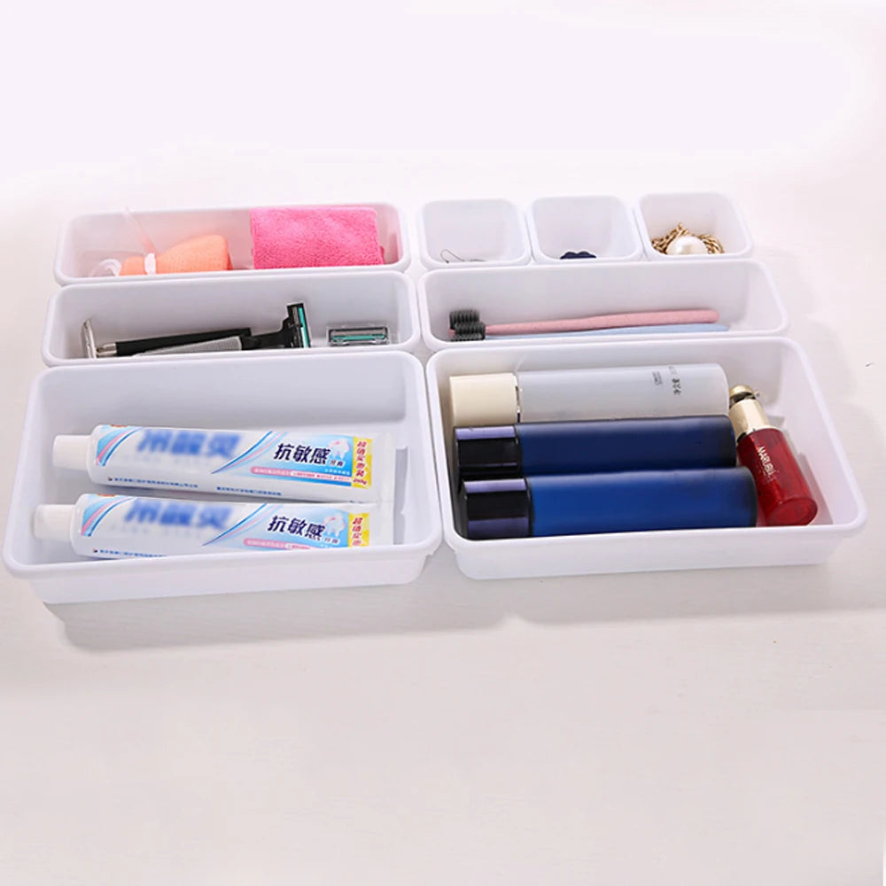 FlexiDivider 8-Piece Makeup Tray Set