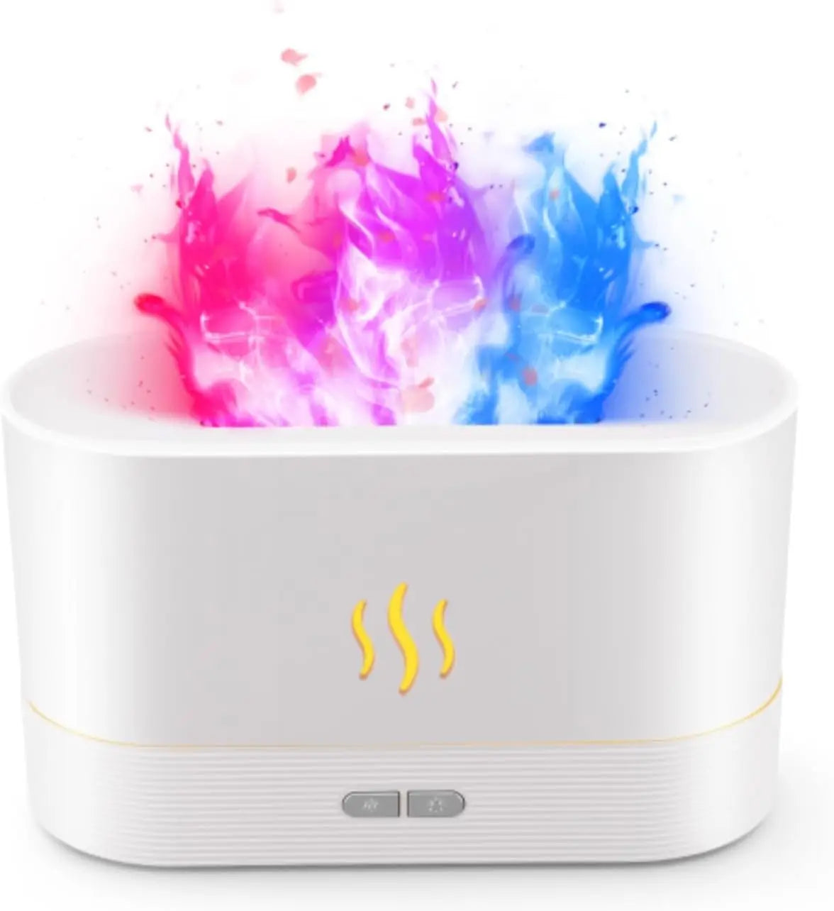 FrostMist LED Flame Aroma Diffuser
