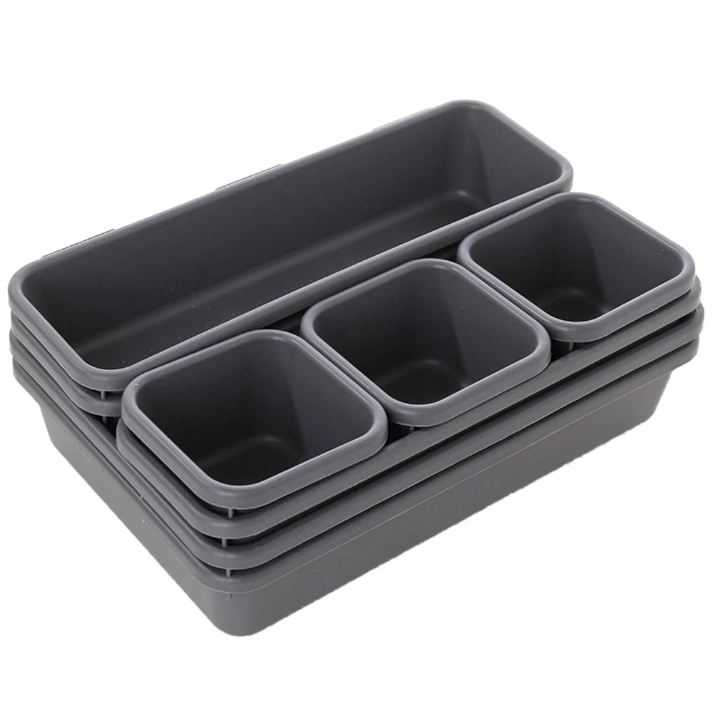 FlexiDivider 8-Piece Makeup Tray Set