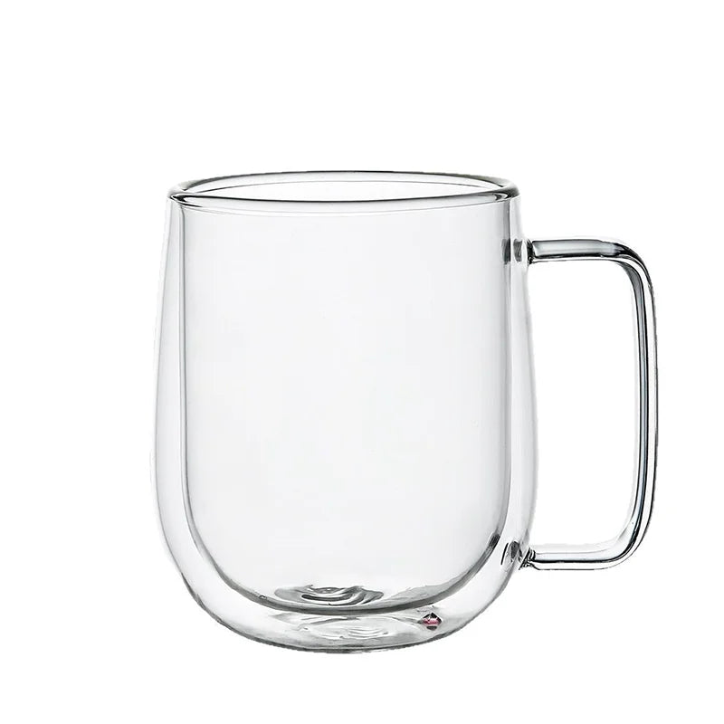 CrystalSip™ – Double-Wall Glass Mug