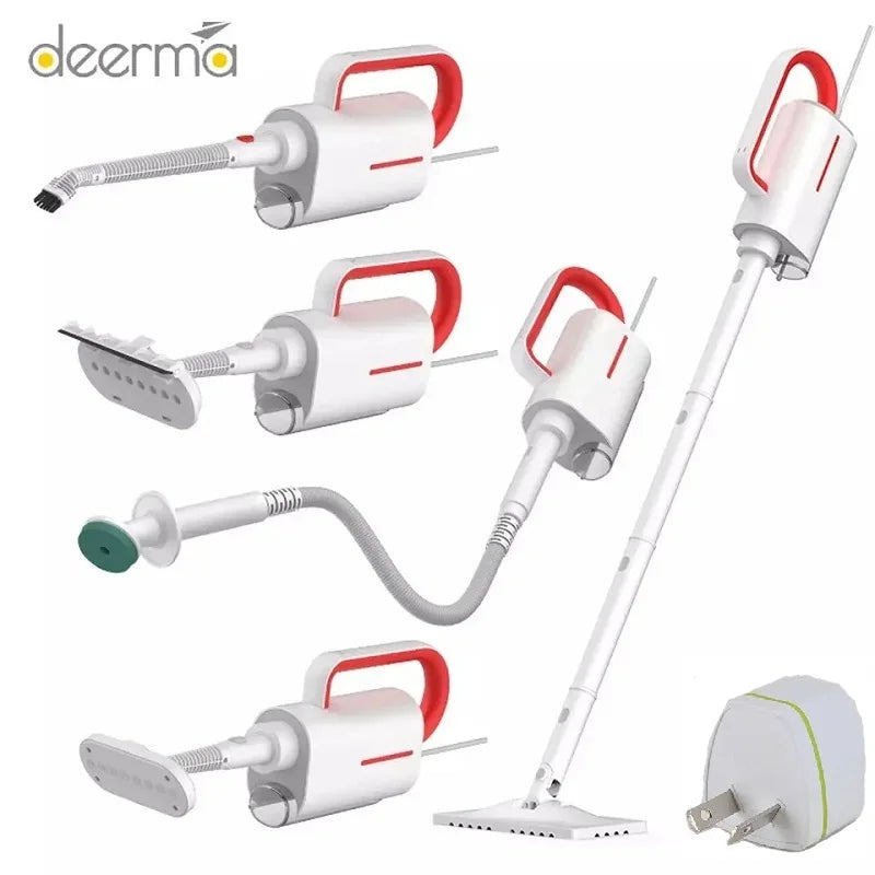 Deerma DEM-ZQ610 Steam Mop with 5 Attachments