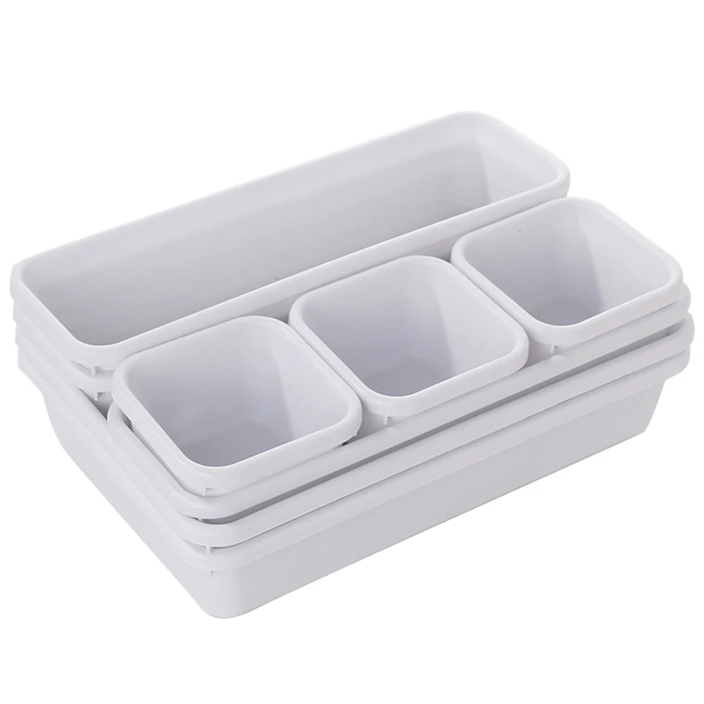 FlexiDivider 8-Piece Makeup Tray Set