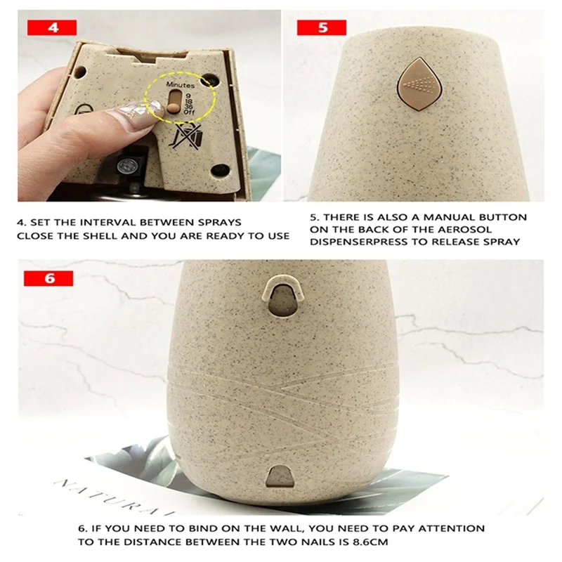 EcoLeaf Aroma Diffuser with Auto Timer