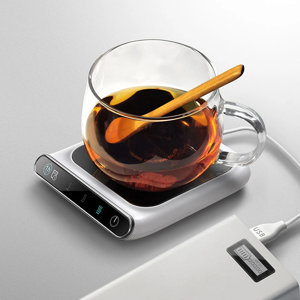 CosyPad™ – Smart Mug Warmer with 3 Heat Levels