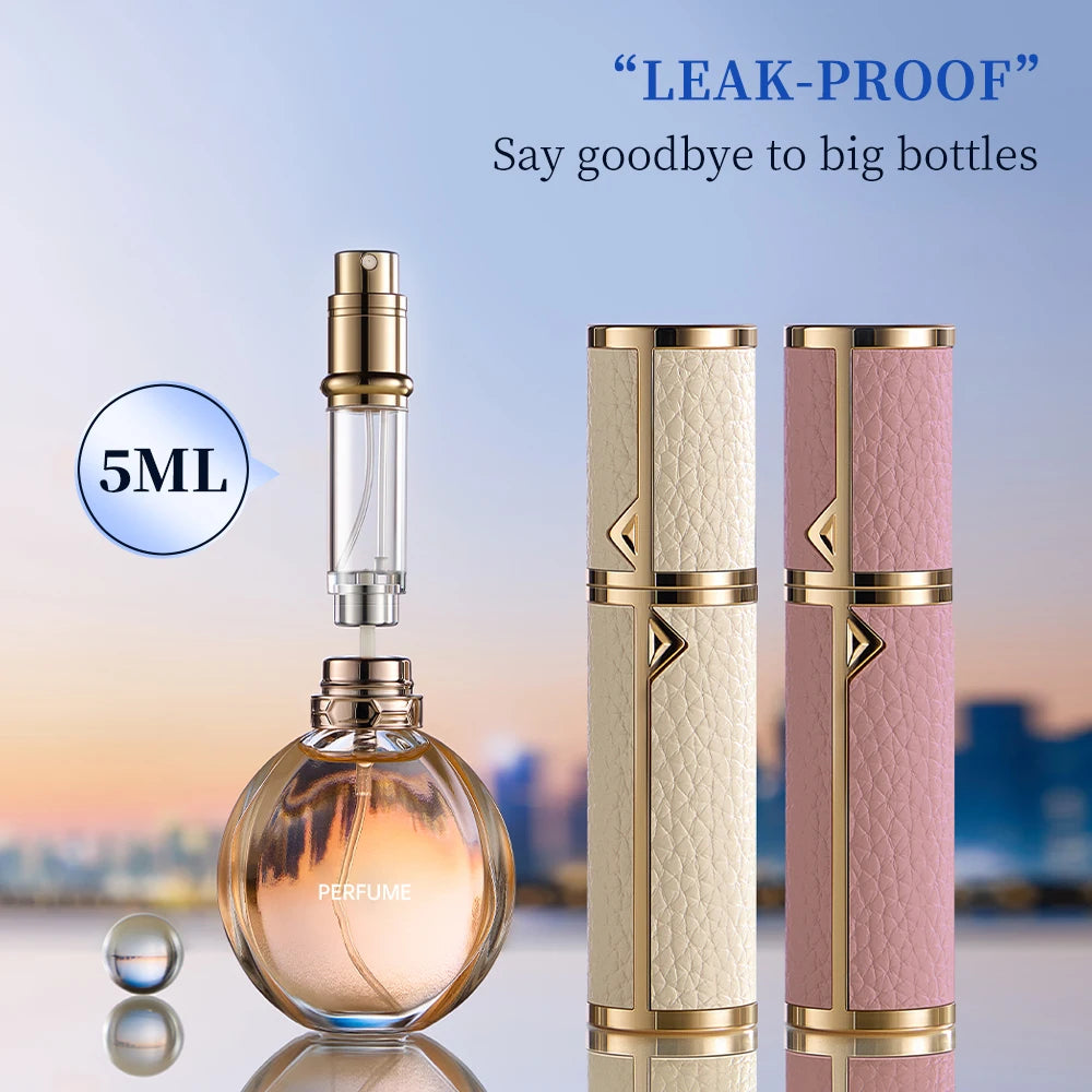 Travel-Friendly Refillable Perfume Spray Bottle