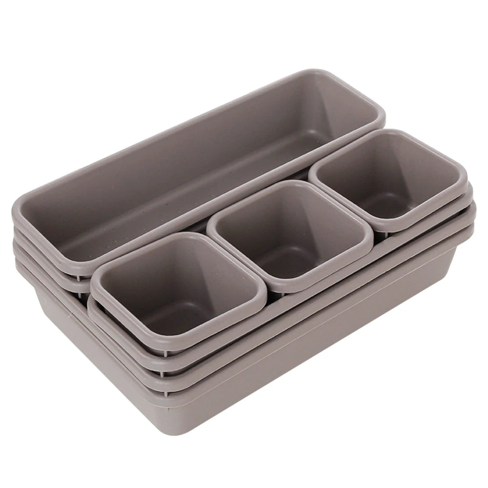 FlexiDivider 8-Piece Makeup Tray Set