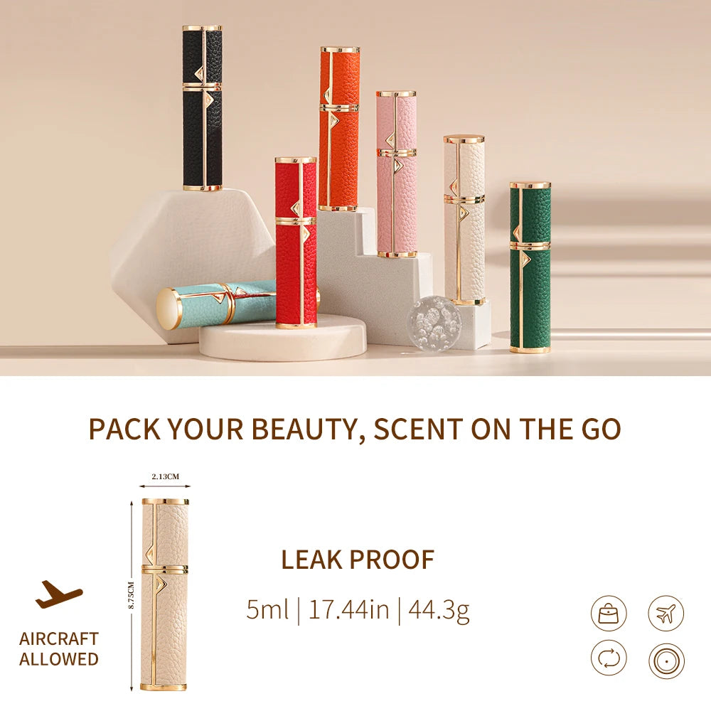 Travel-Friendly Refillable Perfume Spray Bottle