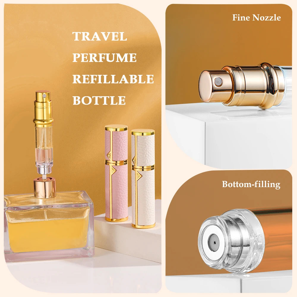 Travel-Friendly Refillable Perfume Spray Bottle