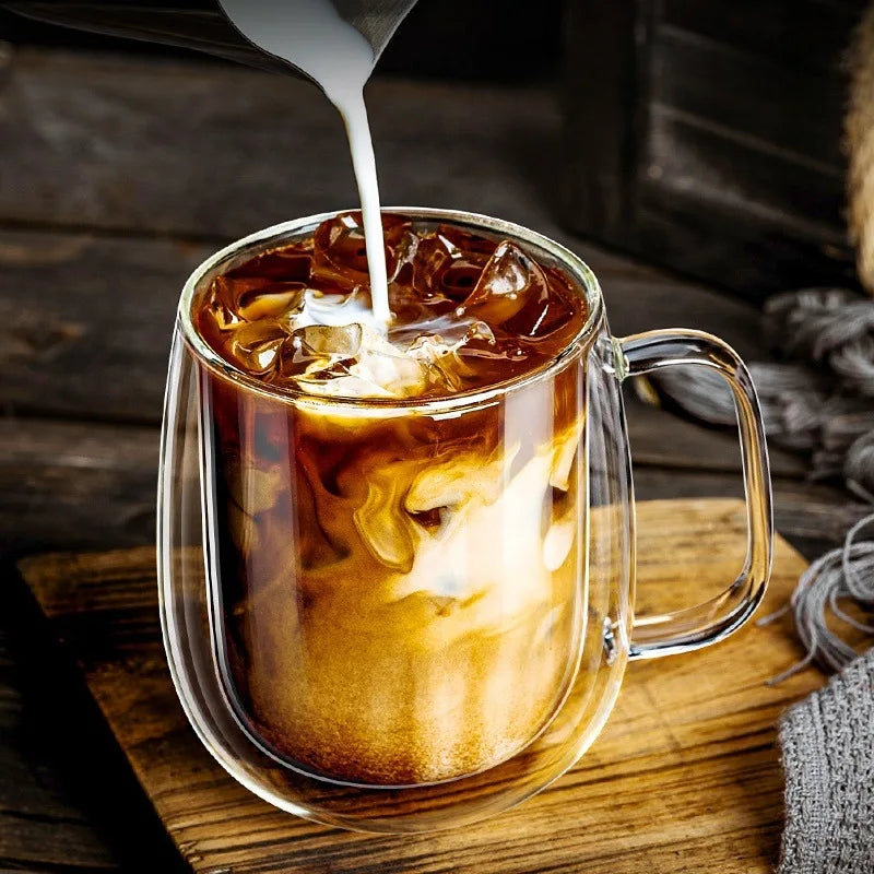 CrystalSip™ – Double-Wall Glass Mug