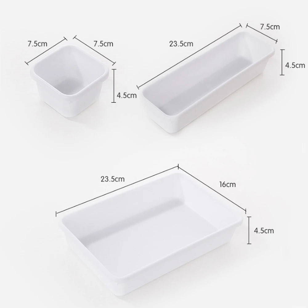 FlexiDivider 8-Piece Makeup Tray Set