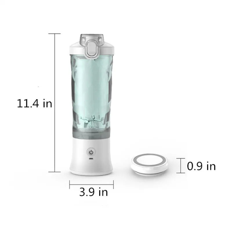 Portable 20oz BPA-Free USB Blender with Travel Lid