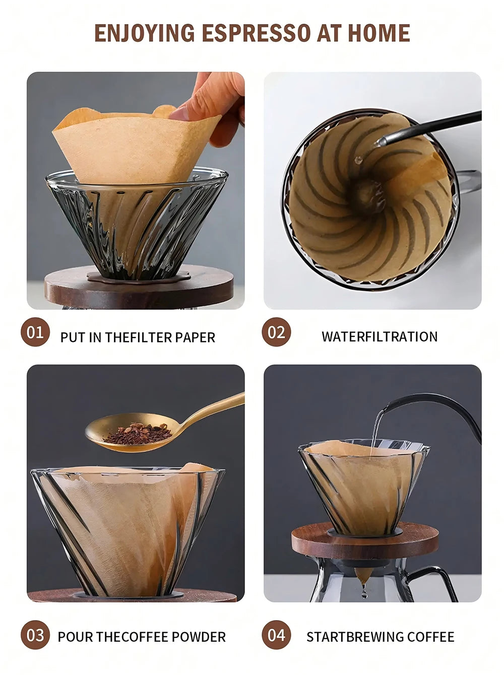 DripNest™ – Hand Brew Coffee Pot Set