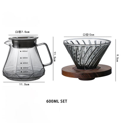 DripNest™ – Hand Brew Coffee Pot Set