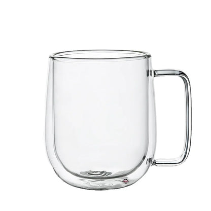 CrystalSip™ – Double-Wall Glass Mug
