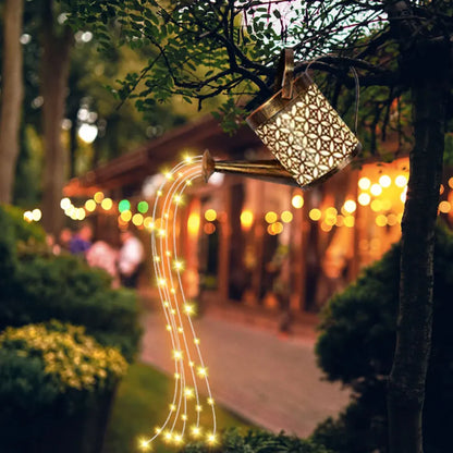 Luz solar para regadera: iluminación mágica para el jardín con 36 LED