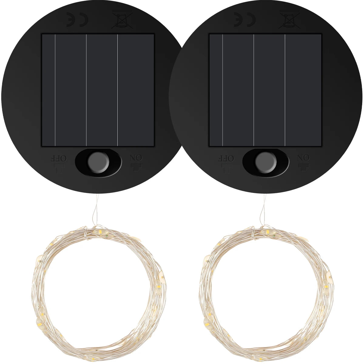 Luz solar para regadera: iluminación mágica para el jardín con 36 LED