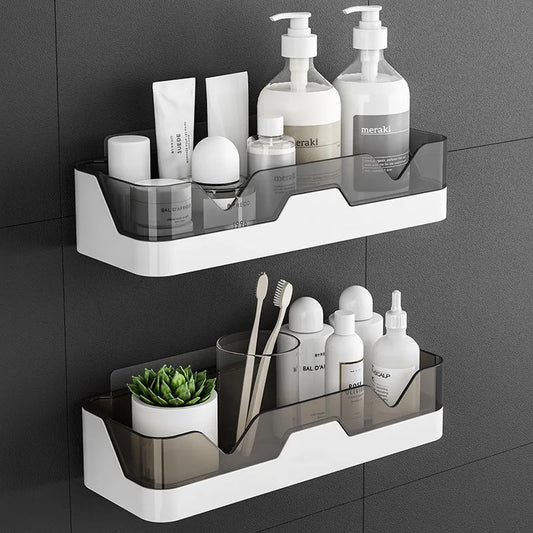 Stick & Store™ – Wall-Free Bathroom Shelf